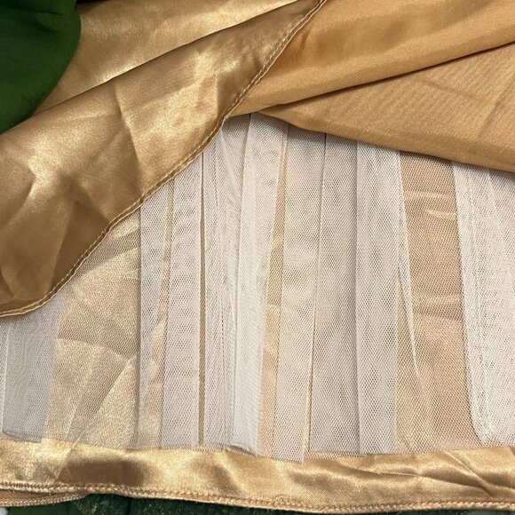 Adrianna Papell Evening Green Beaded Chiffon Cocktail Dress Elegant Embellishe S - Picture 11 of 12